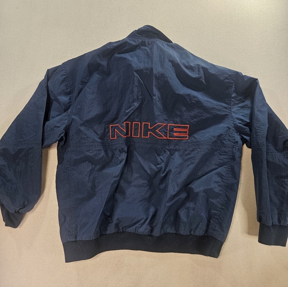 Nike Other - Vintage Nike Windbreaker XXL Navy Spell Out 1/4 Zip